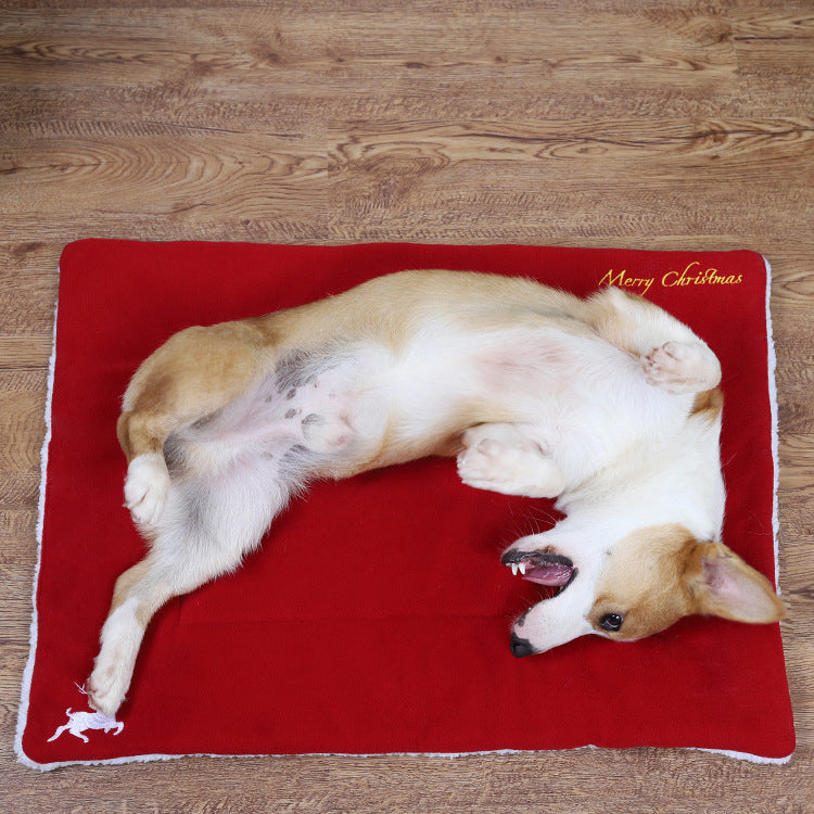 Super Soft Christmas Dog Mat