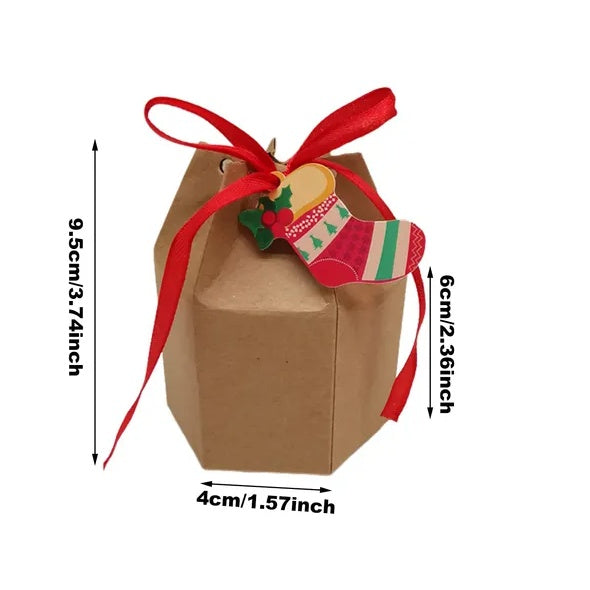 24-Pack Christmas Gift Boxes ( Ribbons & Tags)