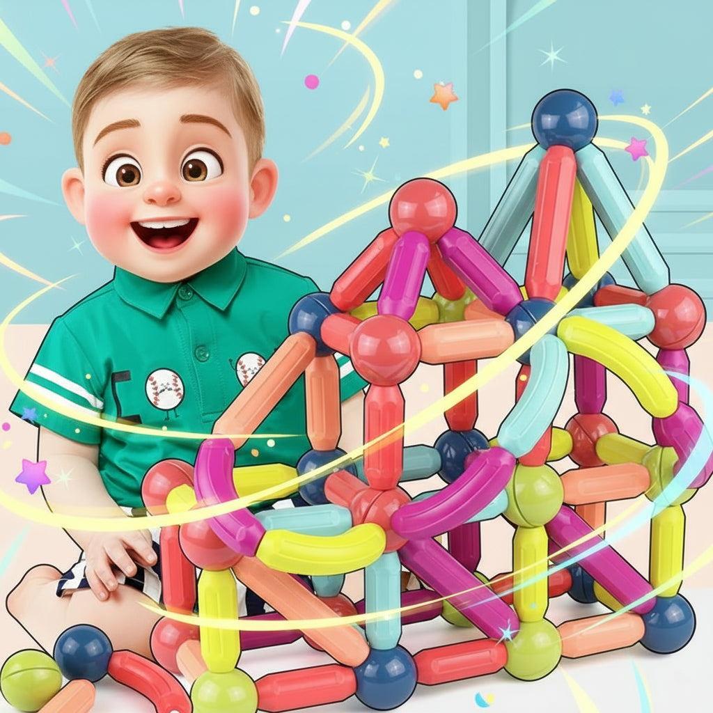Magnetic Building Blocks Set