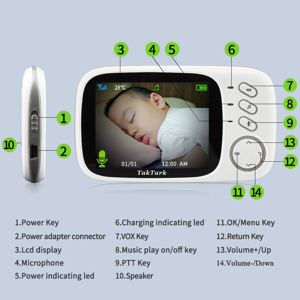 Smart Digital Baby Monitor Pro