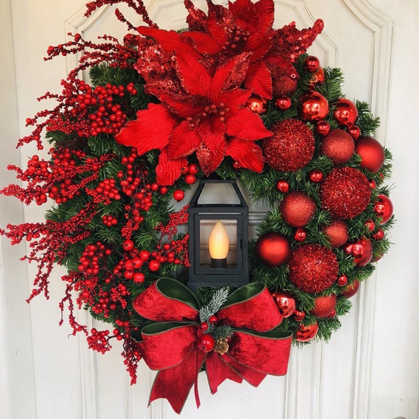 Festive New Style Christmas Wreath